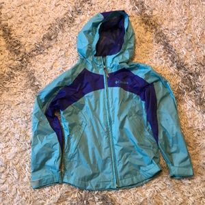 Columbia girls size 7/8 lightweight coat